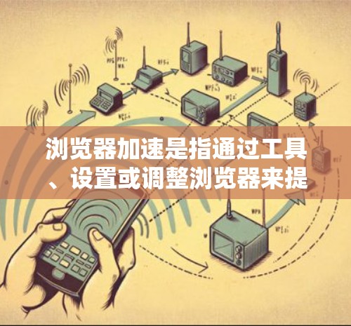 浏览器加速是指通过工具、设置或调整浏览器来提高其运行速度和响应速度的一种方法。它通常针对的是浏览器的缓存、加载速度、响应时间和资源使用情况