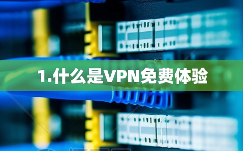 1.什么是VPN免费体验