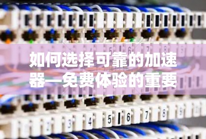 如何选择可靠的加速器—免费体验的重要性