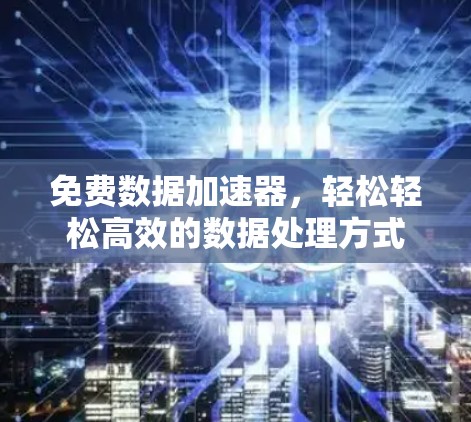 免费数据加速器，轻松轻松高效的数据处理方式