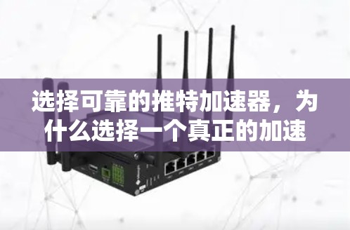 选择可靠的推特加速器，为什么选择一个真正的加速器才是决定成功的关键
