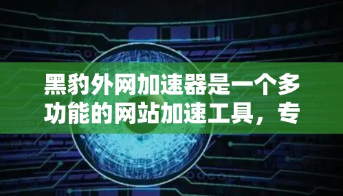 黑豹外网加速器是一个多功能的网站加速工具，专为中国用户设计，提供多种加速模式以适应不同的使用需求。以下是对其功能的详细总结