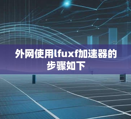 外网使用lfuxf加速器的步骤如下