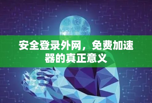安全登录外网，免费加速器的真正意义